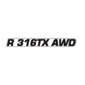 Autocollant capot moteur r 316tx awd Autocollant capot moteur r 316tx awd