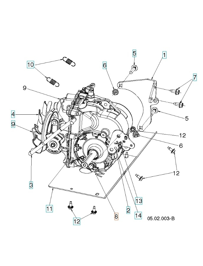 Boulon à tête hexagonale externe plate
