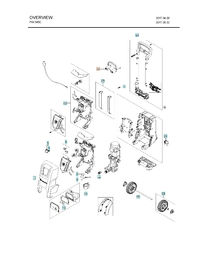 Fixation Crochet Tuyau Gris Foncé 5960244-01