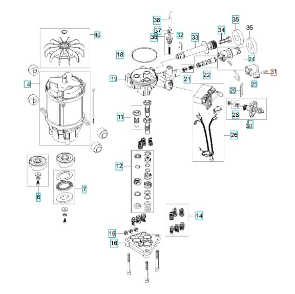 Support De Verrouillage, Petit 5960247-01