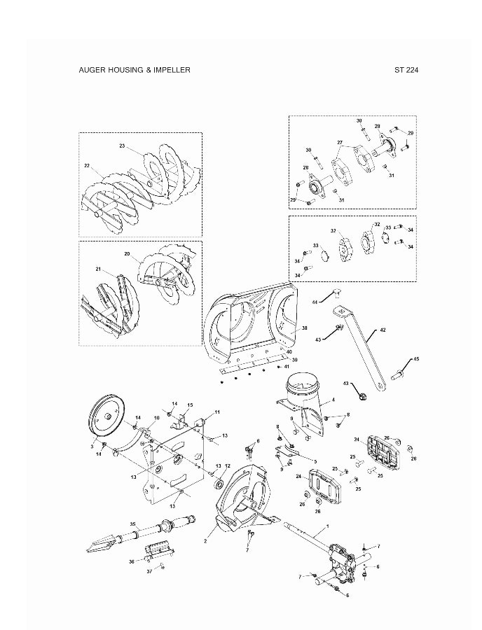 Vis à tête hexagonale externe 5/