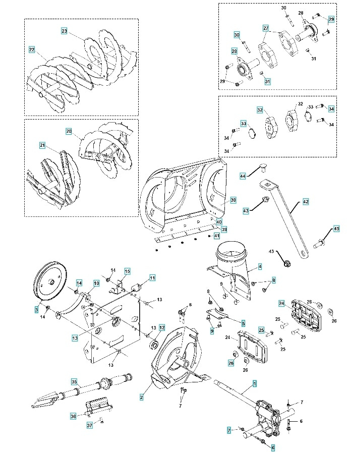 Écrou de blocage hexagonal à flan