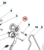 Rondelle 11/32 x 11/16 x 14 Ga T