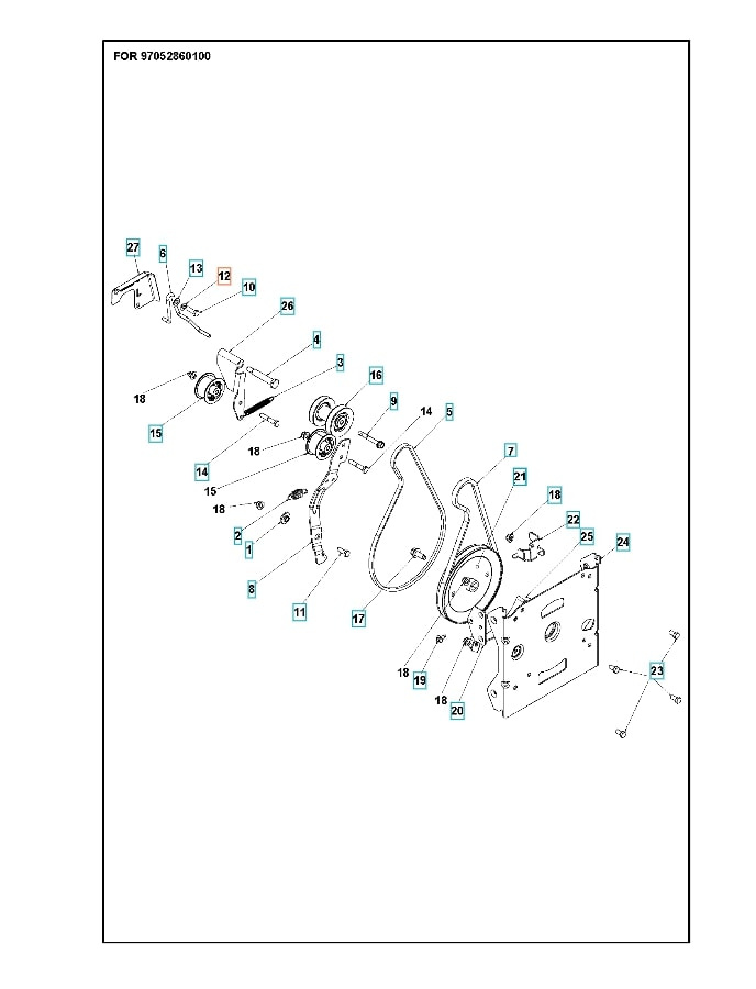 Rondelle de blocage à ressort avec