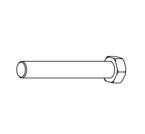 Boulon à tête hexagonale extérieure 1/2