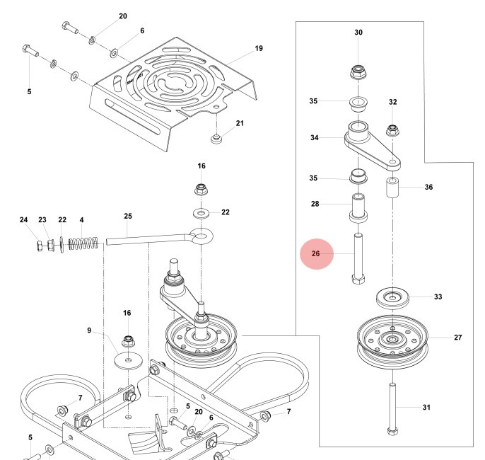 Boulon à tête hexagonale extérieure 1/2