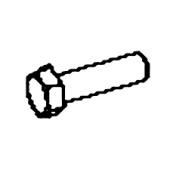 Boulon à tête hexagonale extérieure 1/2 Boulon à tête hexagonale extérieure 1/2