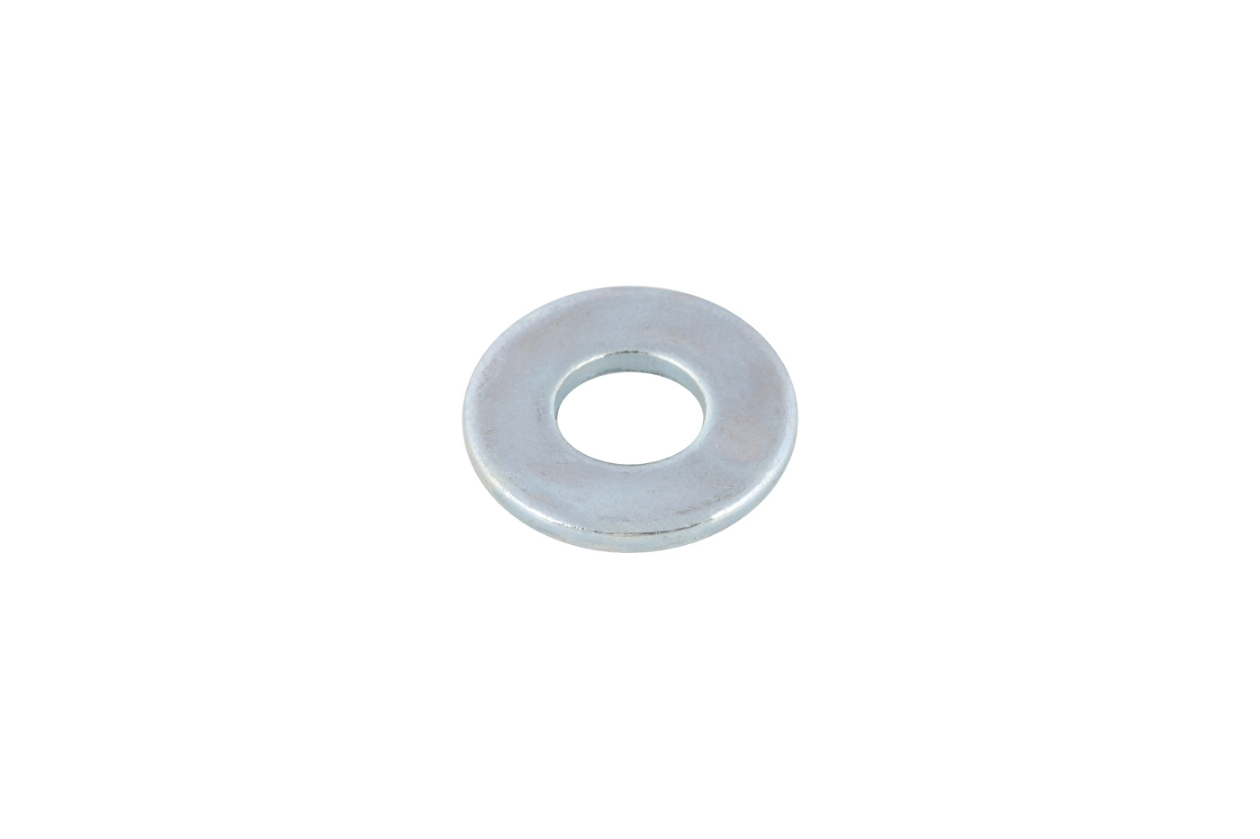 Rondelle plaque 0,28 x 0,63 po en zinc transparent