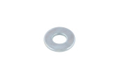 Rondelle plaque 0,28 x 0,63 po en zinc transparent Rondelle plaque 0,28 x 0,63 po en zinc transparent