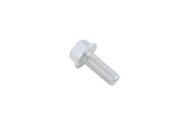 Vis à tête hexagonale filetée avec collet 3/8-16 x 1 po, grade 5, zinc clair Vis à tête hexagonale filetée avec collet 3/8-16 x 1 po, grade 5, zinc clair
