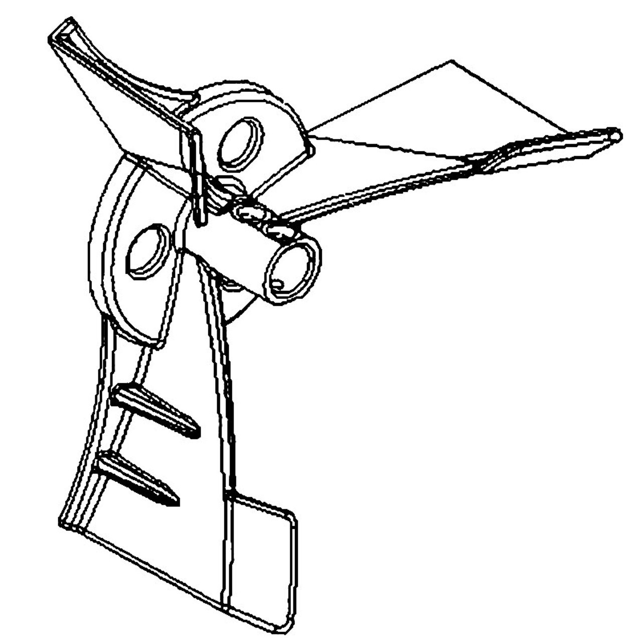 Turbine en fonte légère