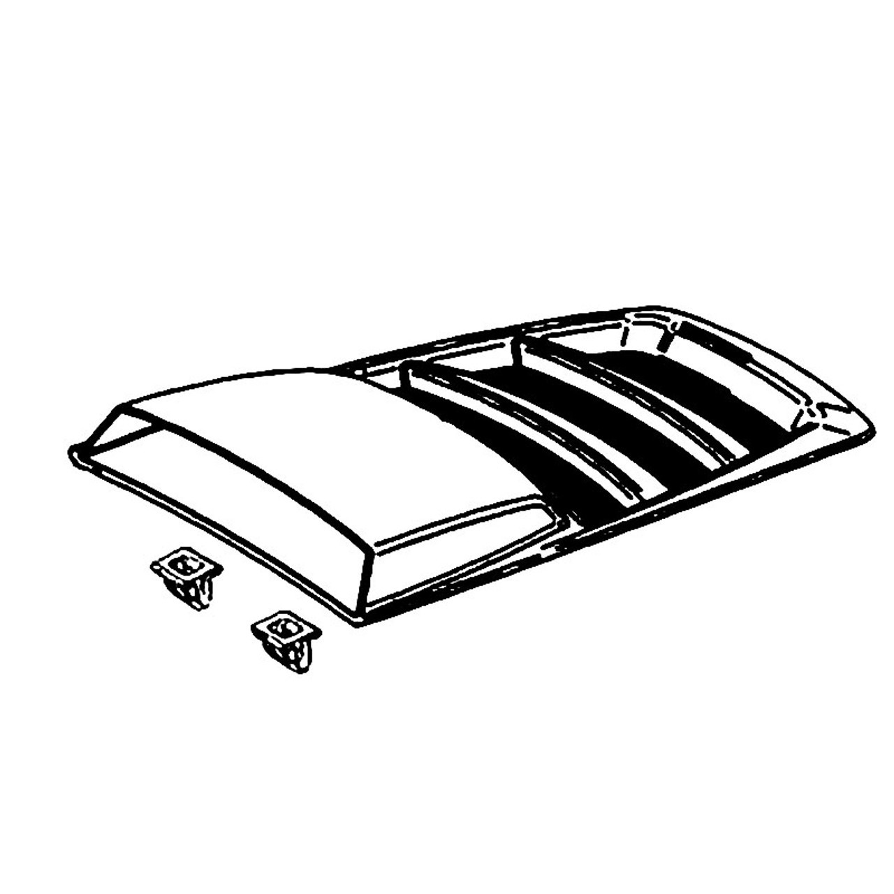 Ensemble supérieur de ventilation Husqvarna GT3