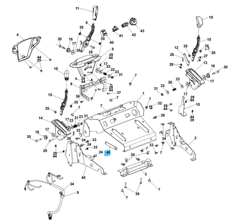 Câble de déflecteur de goulotte Brace Su
