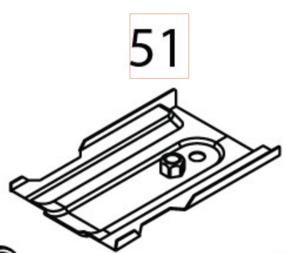 Goujon de fixation du corps de papillon blindé