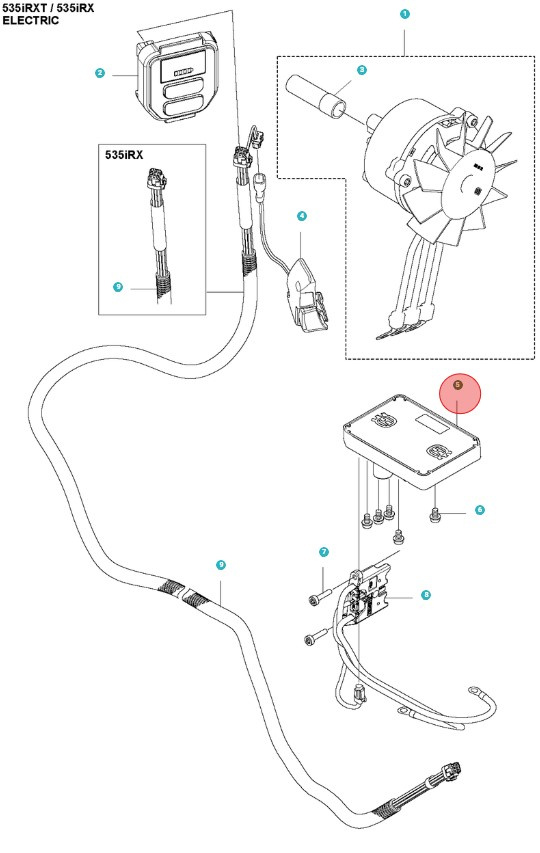 Kit d'unité de commande Bc Row 5976695-01