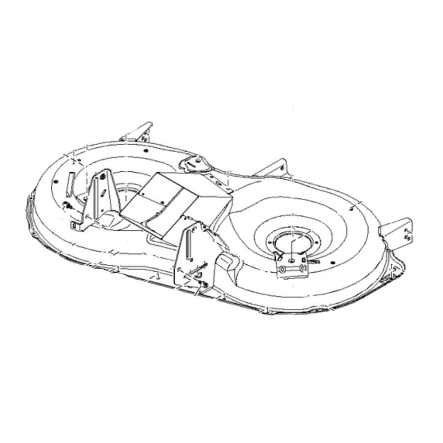 Kit d'entretien pour plateau de coupe CRD de 108 cm, câble d'embrayage, sans EZ Mulch