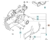 Kit carter 90Cc pièces de rechange 5979608-03 Kit carter 90Cc pièces de rechange 5979608-03