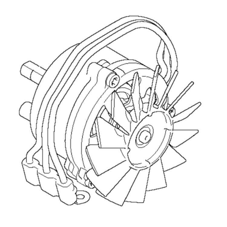 Ensemble moteur tronçonneuse 340I