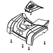 Kit de couverture avant 5984538-01 Kit de couverture avant 5984538-01