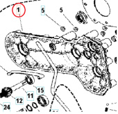 Carter Moteur Gauche 5986767-01 Carter Moteur Gauche 5986767-01