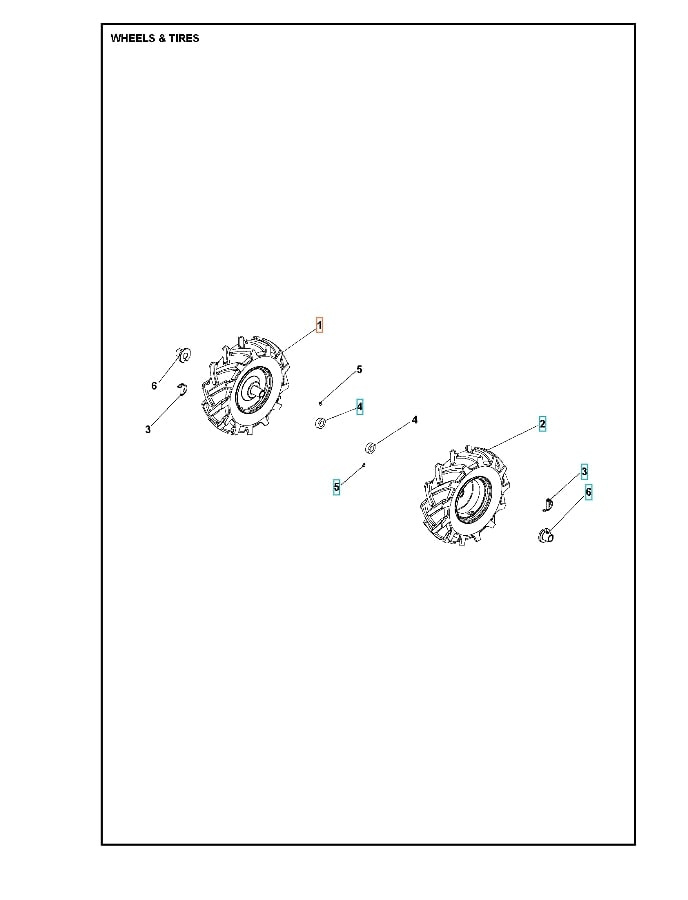 Roue Droite 3.50X6 5986785-01
