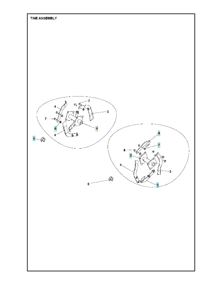Dent Roto 400 Axe Gauche Moyeu B 5986788-01