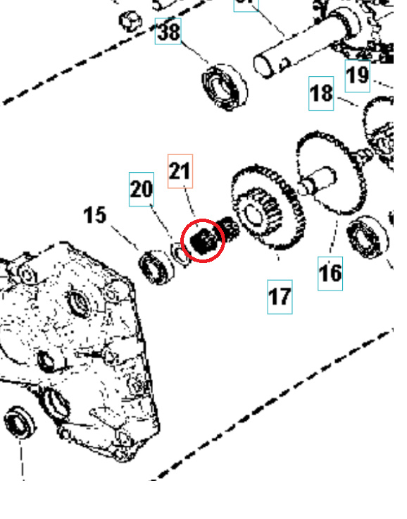 Roulement A Aiguilles 18X22 5986794-01