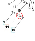 Entretoise 5986803-01 Entretoise 5986803-01