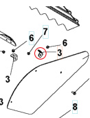 Couvercle Carter Roto40 5986807-01 Couvercle Carter Roto40 5986807-01