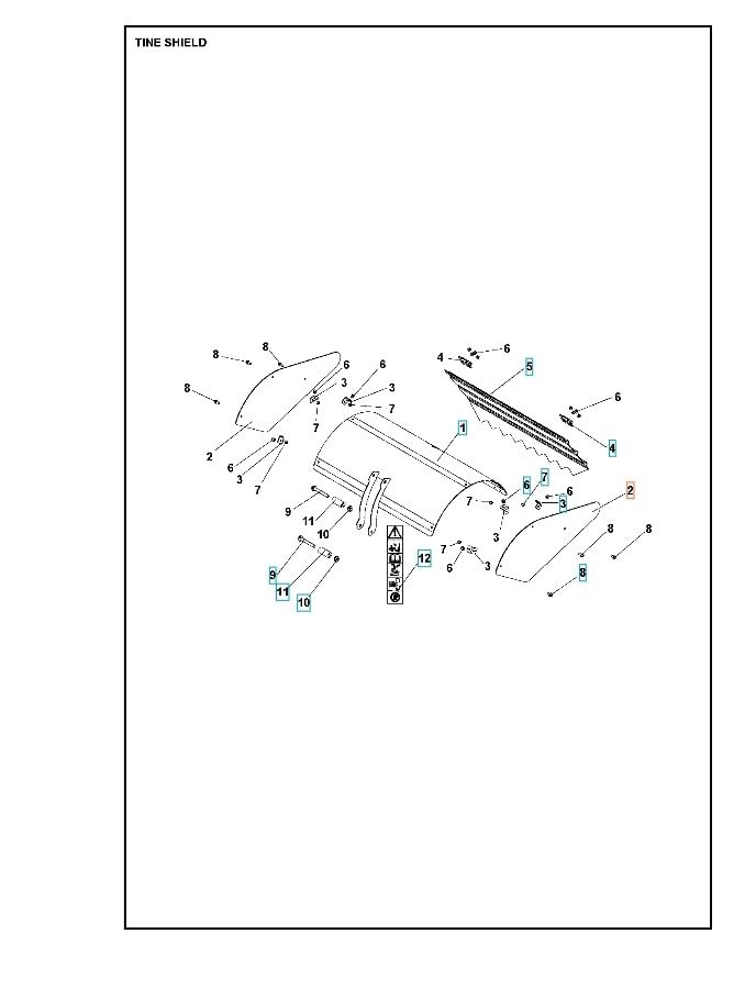 Couvercle Goupilles Côté Couvercle Orange 5986809-01