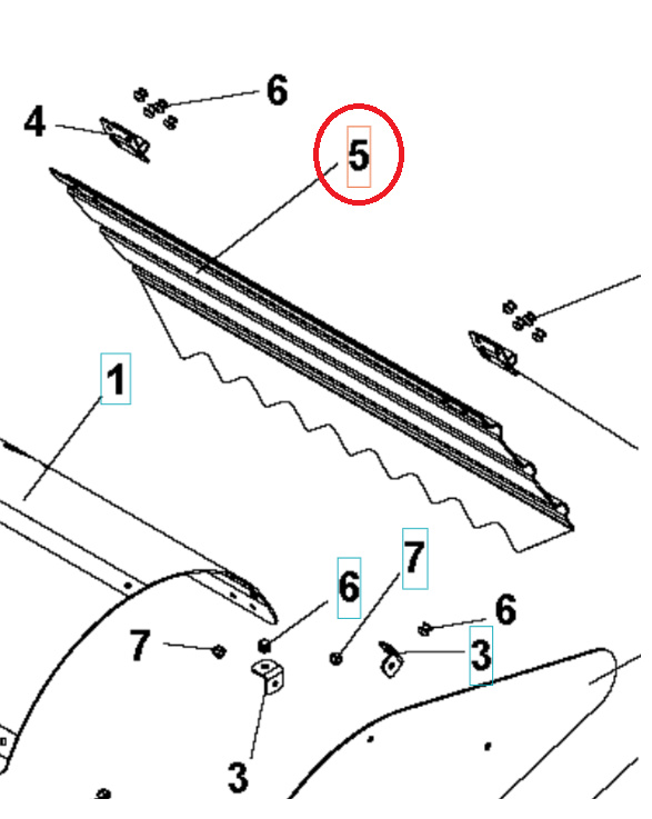 Crochets De Couvercle Lunette Arriere Gris Ra 5986811-01