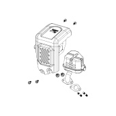 Ensemble de silencieux 5986844-17 Ensemble de silencieux 5986844-17