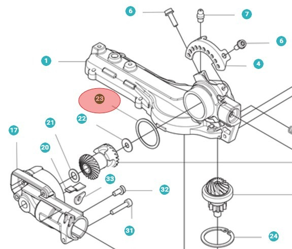 Bague d'espacement 37,5X31