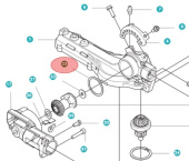 Bague d'espacement 37,5X31 Bague d'espacement 37,5X31