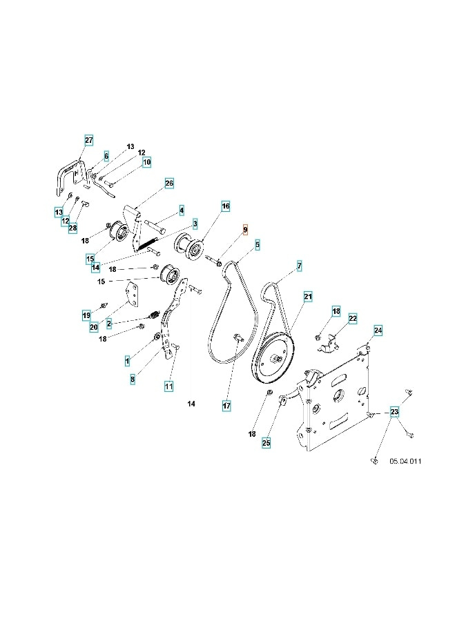 Boulon à tête hexagonale 5/16-24 x 2