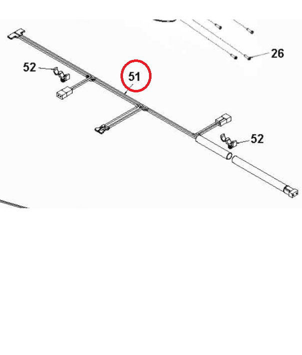 Câblage Husqvarna, poignées,