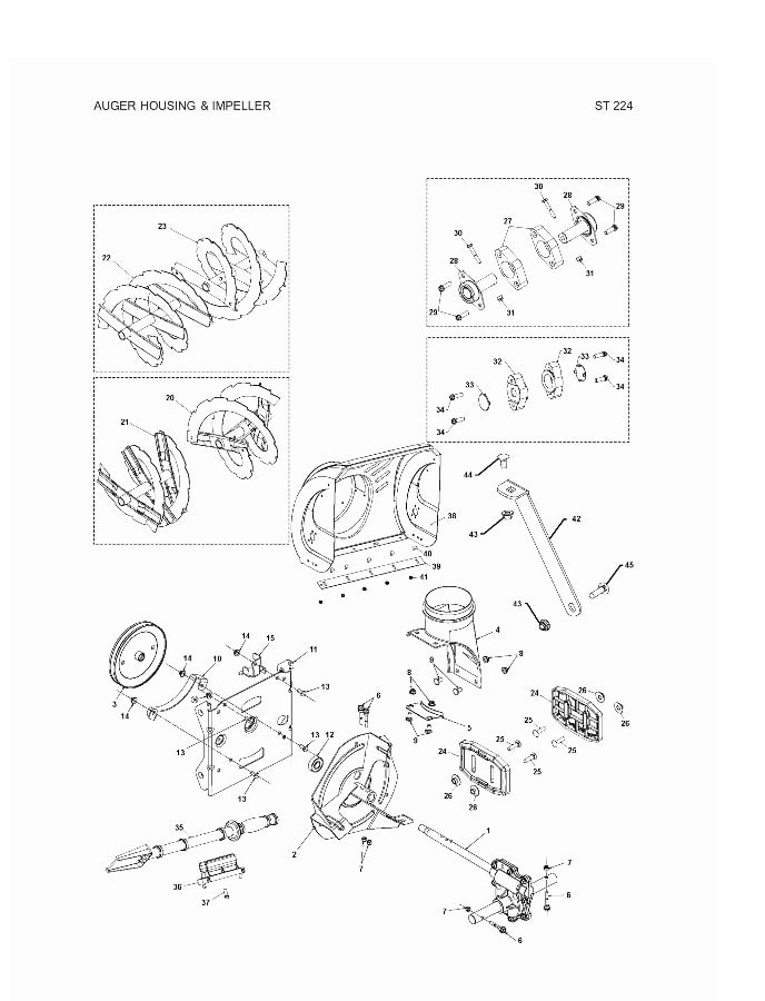 Kit d'entretien pour boîte de vitesses en aluminium - Bol