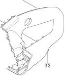 Poignée à moitié gauche Poignée à moitié gauche