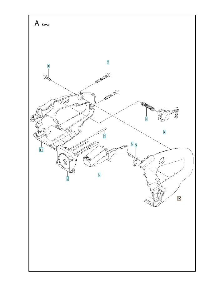Poignée à moitié gauche