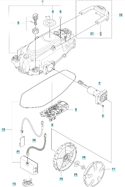 Support pour batterie