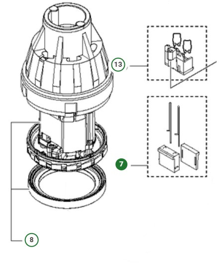 Connecteur de prise moteur