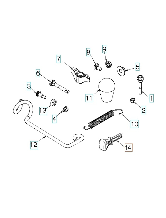 Interrupteur d'arrêt du moteur 5993489-96