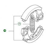 Embrayage Husqvarna 143R II, 541RS, 541RST Embrayage Husqvarna 143R II, 541RS, 541RST