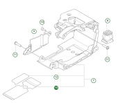 Couvercle de cylindre déflecteur de chaleur Couvercle de cylindre déflecteur de chaleur