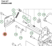 Plaque de guidage de chaîne 095 Plaque de guidage de chaîne 095