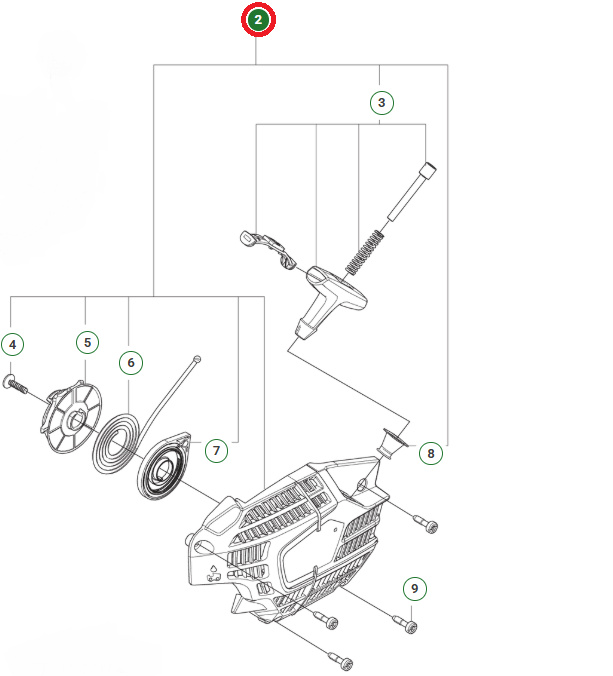 Lanceur Husqvarna 540XP Mark III, T540XP Mark III