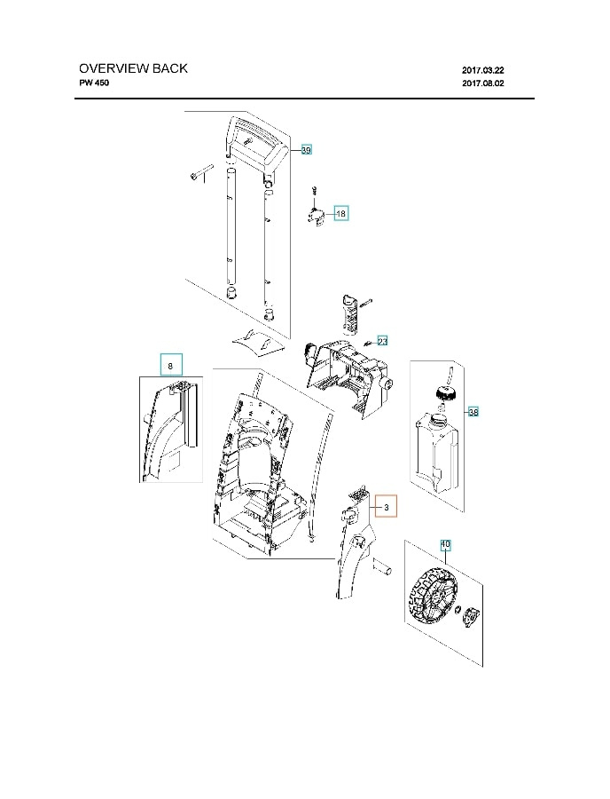 Pare-chocs gauche gris foncé 5999888-01