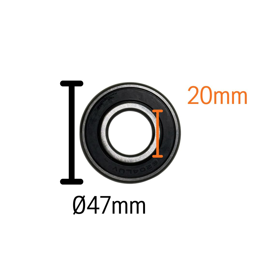 Roulement à billes 6204-2 Rs