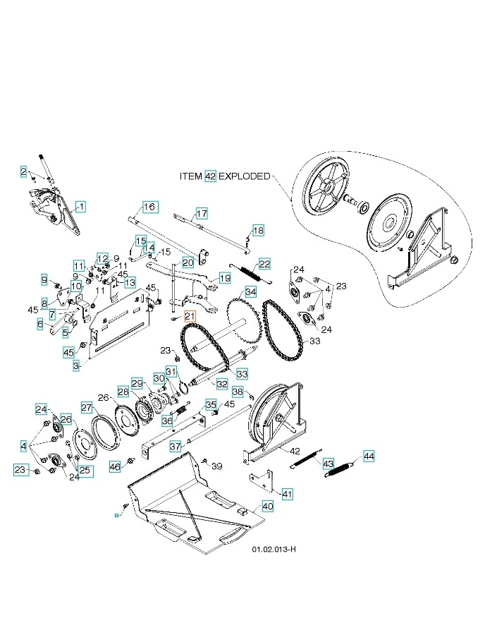 Track Rider, Tige 5/16