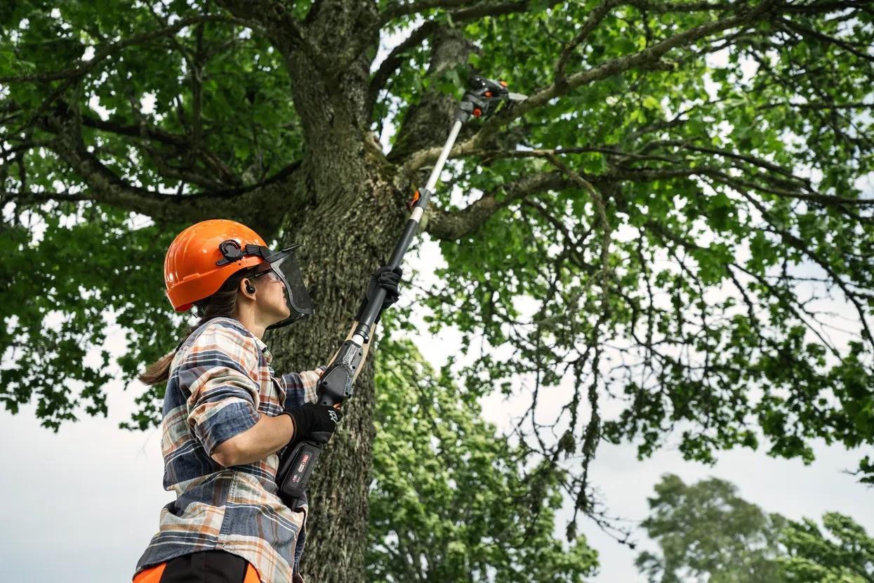 Husqvarna Aspire™ P8X-P4A + Perche télescopique Aspire™ avec batterie et chargeur